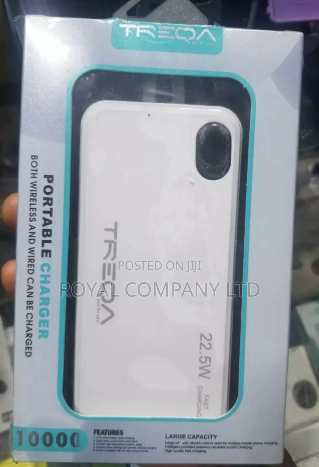 Powerbank 10000mah /22.5w Treqa
