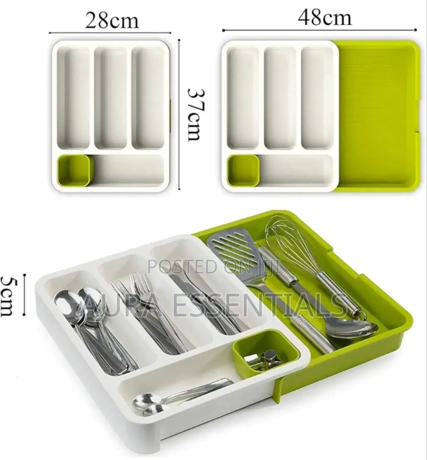 Durable Drawer/ Table Expandable Cutlery Tray
