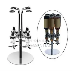 Rotating Bottle Liquor Shot Dispenser Bar Butler