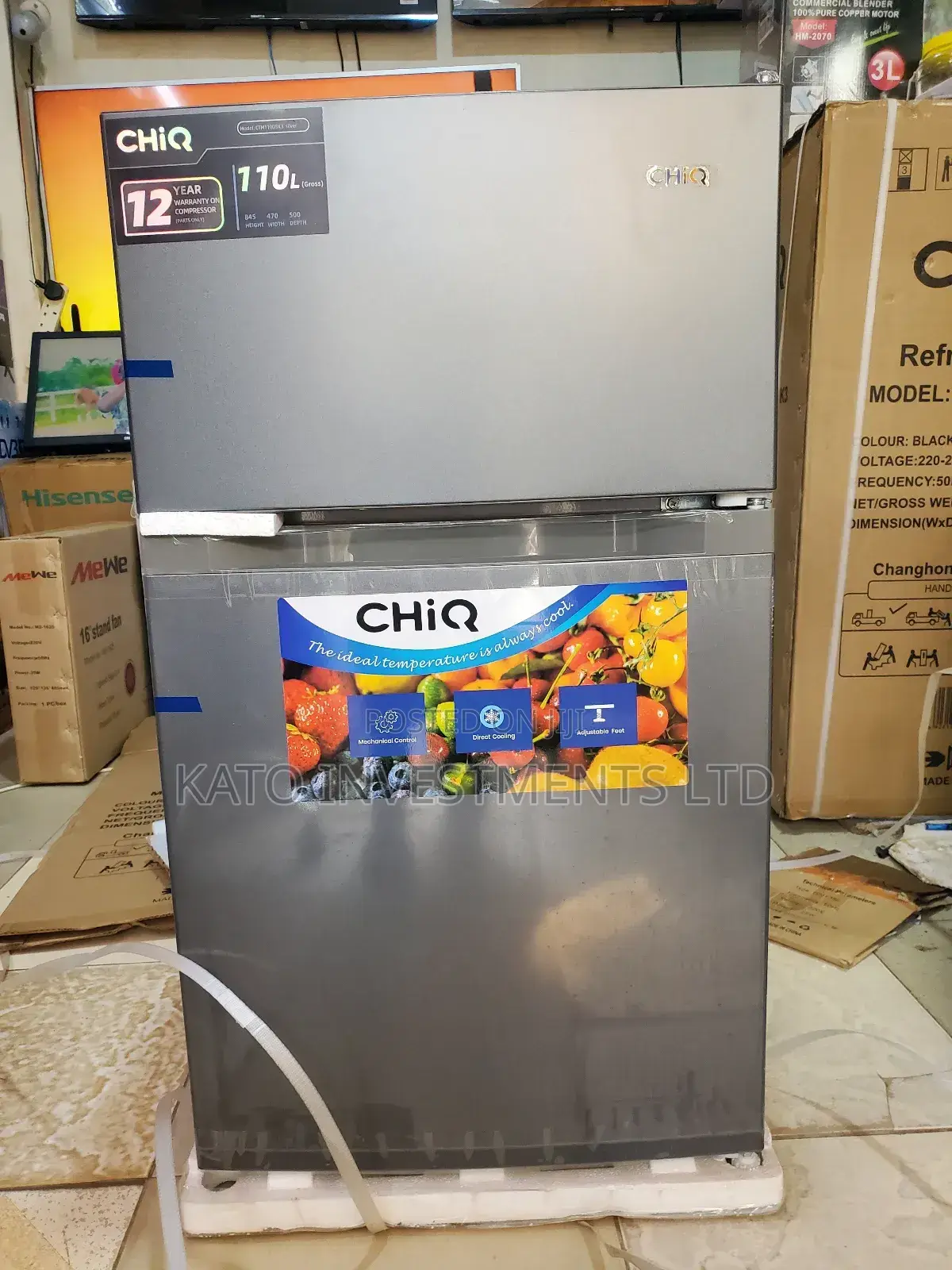 Chiq 120litrs Double Door