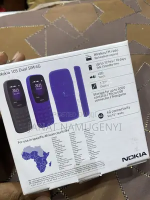 New Nokia 105 Black