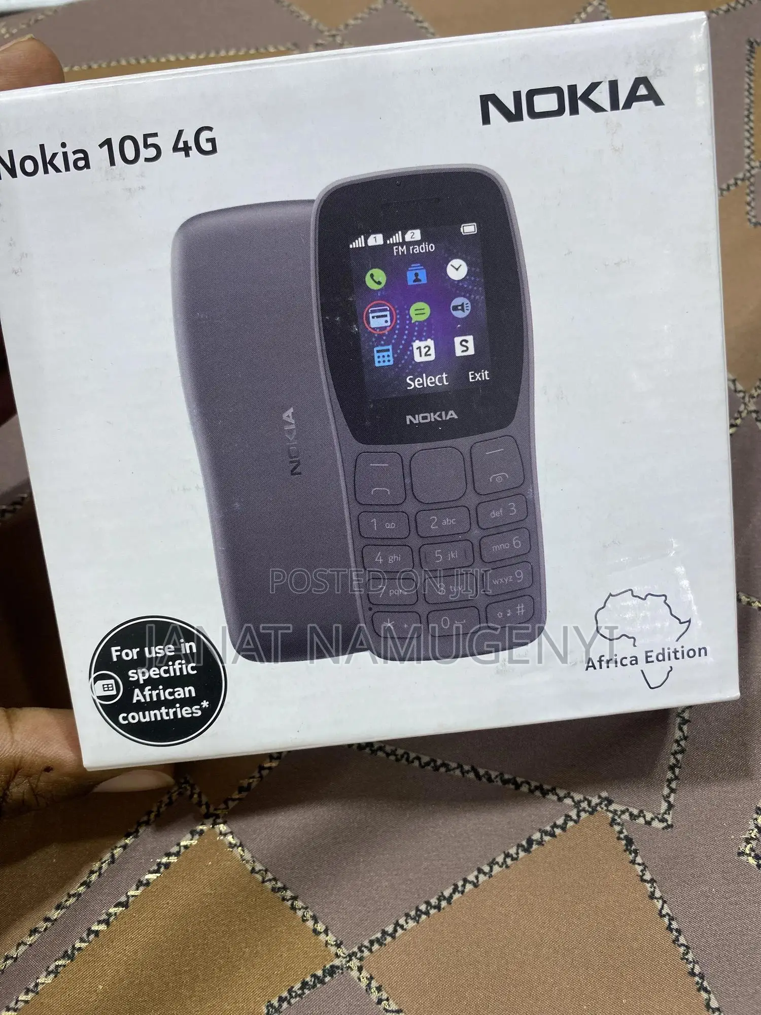 New Nokia 105 Black