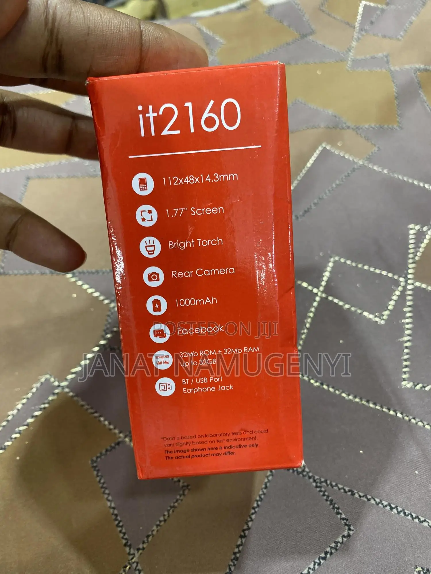 New Itel it2160 32 GB Black