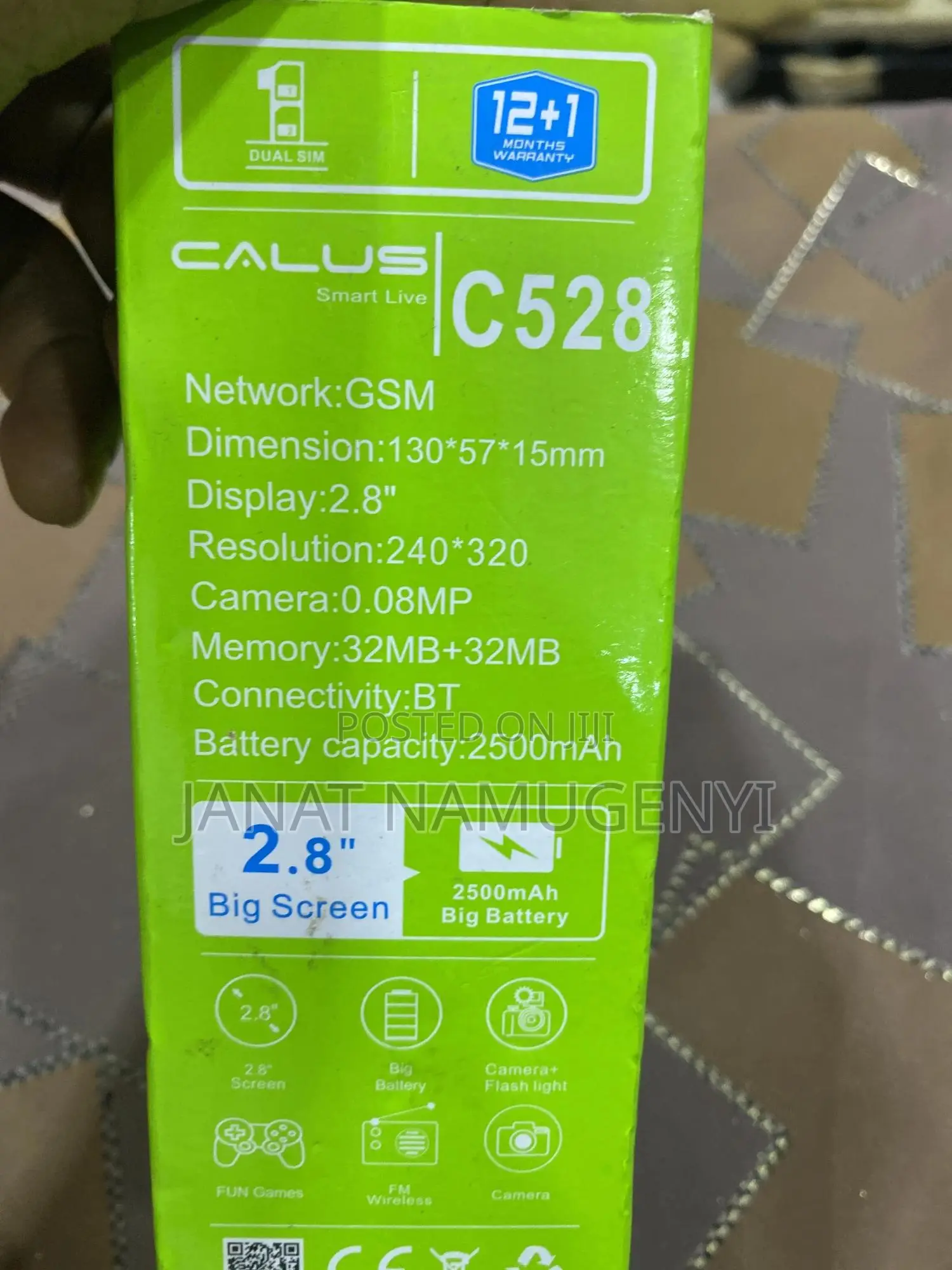 New Calus Spark 10 Pro 16 GB Black