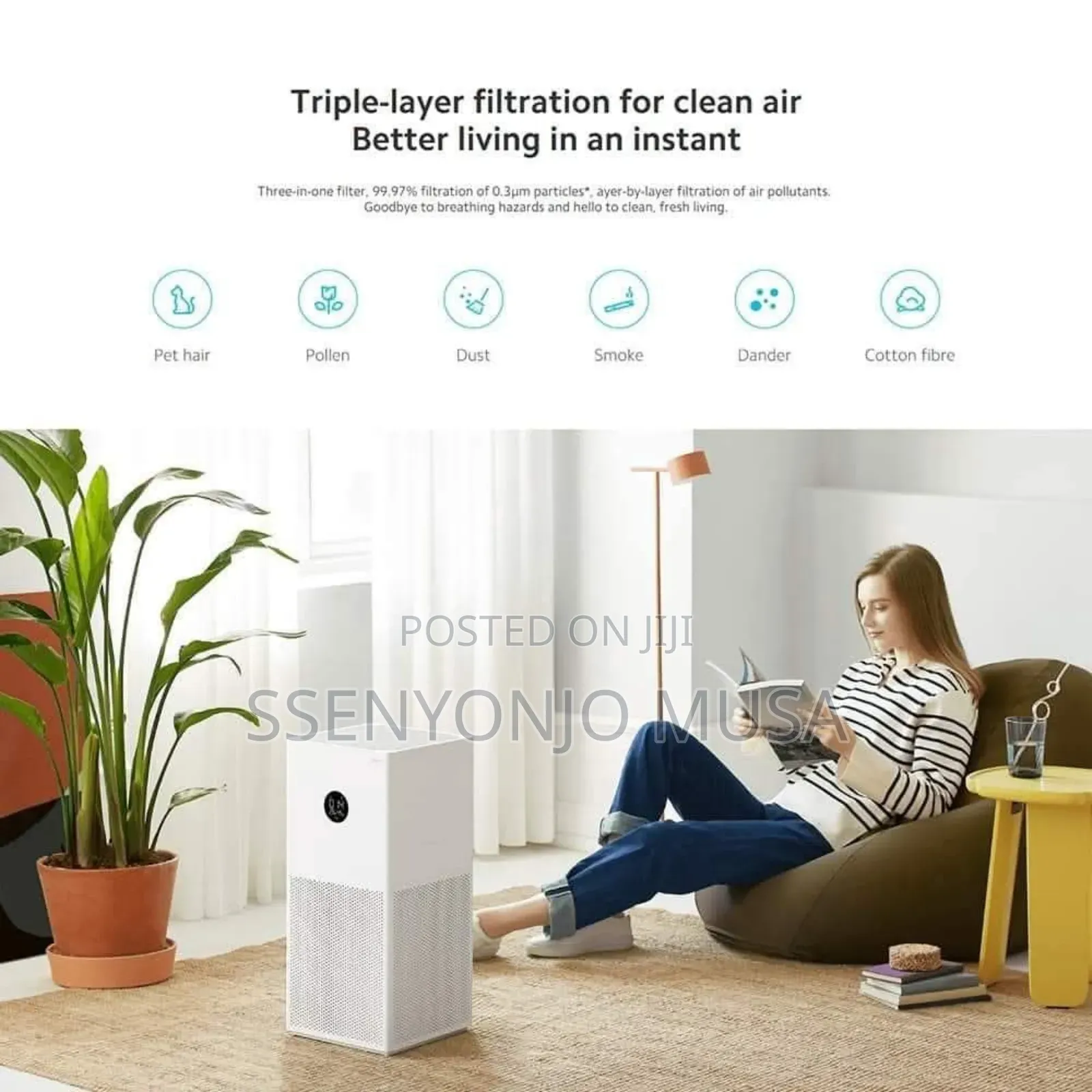 Xiaomi Smart Air Purifier 4 Lite, Voice Control, Oled Touch-