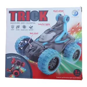 Trick Dazzling Stunt Car Toy for Kids - Bump and Go