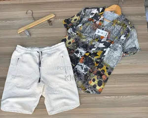 Denim Shirts, Shorts. Set