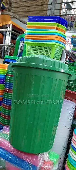 Green Big Plastic Bucket