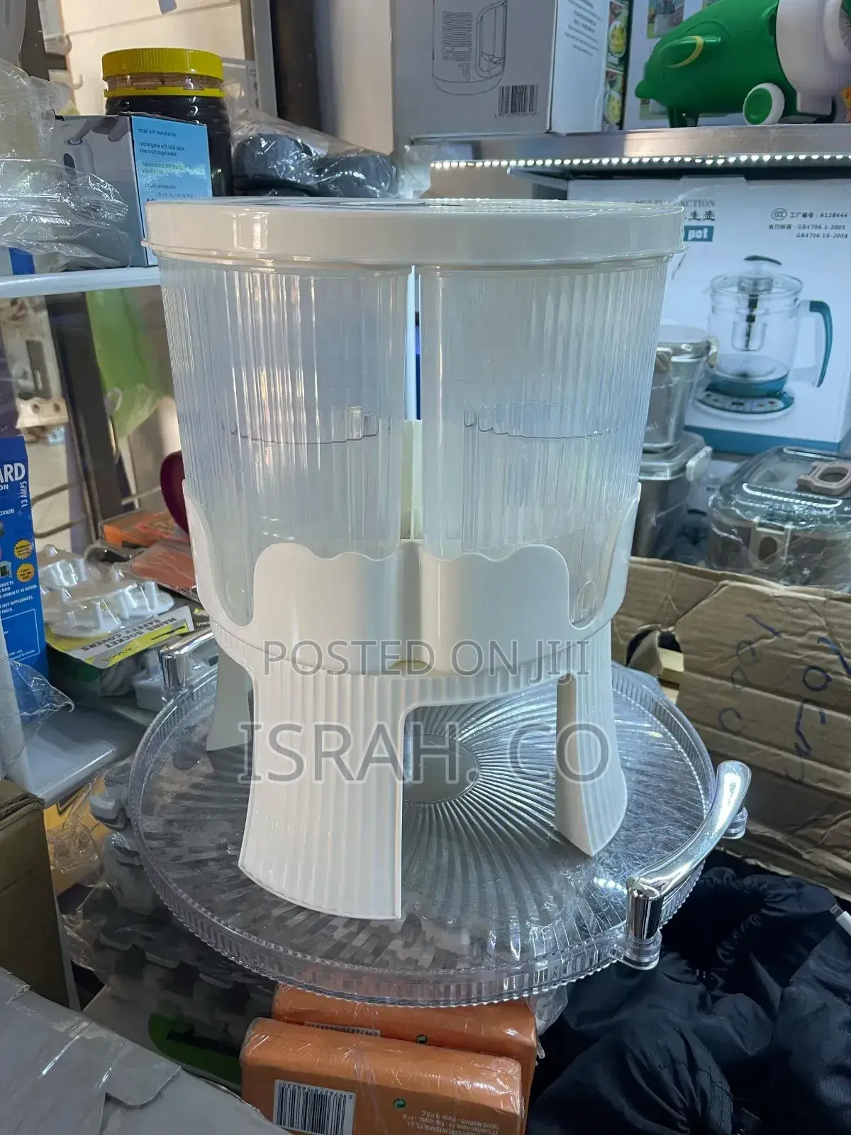 Plastic Juice Dispenser 8liters White