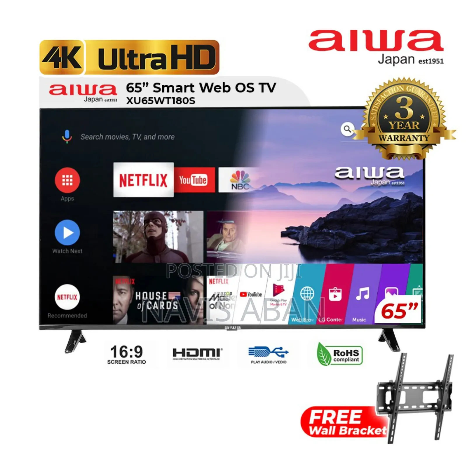 Aiwa 65 Inches Smart Uhd Available