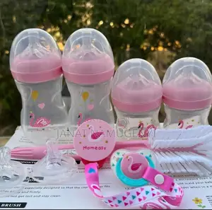 A Set of Baby Feeding Bottles