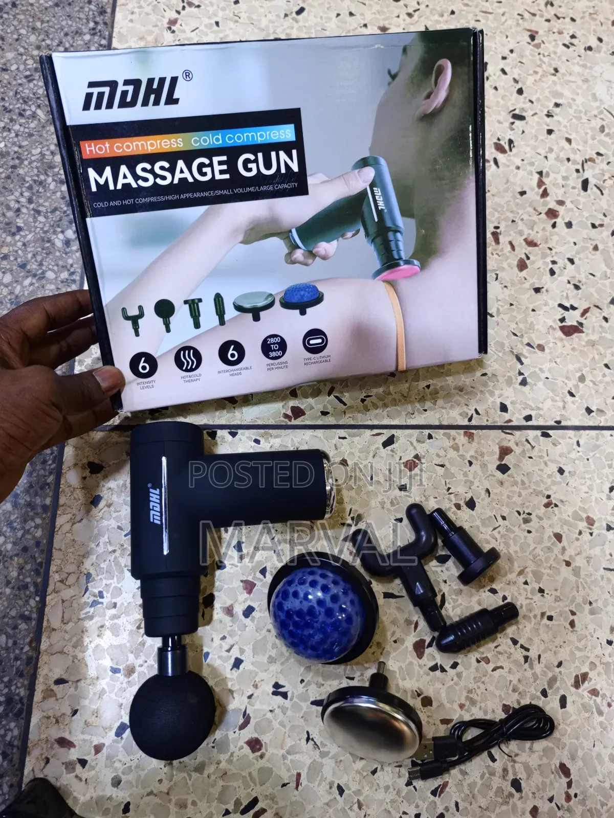 Massage Gun (Hot Cold Compress)