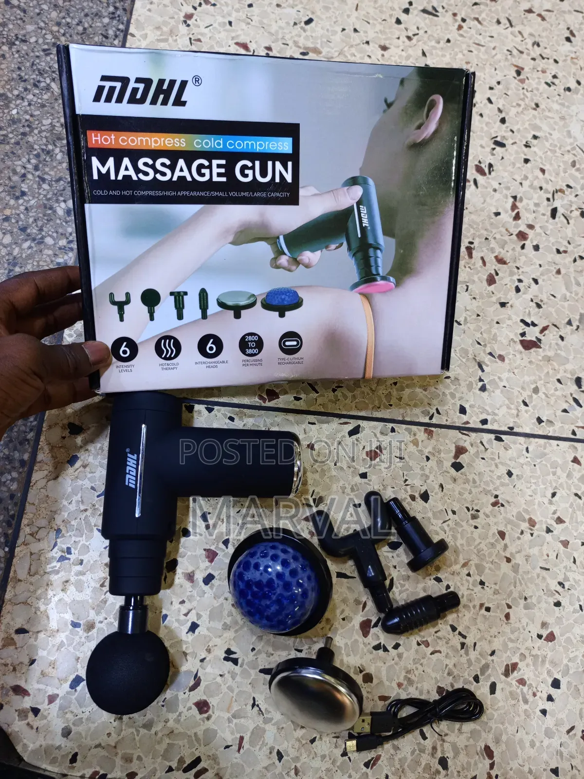 Massage Gun (Hot Cold Compress)