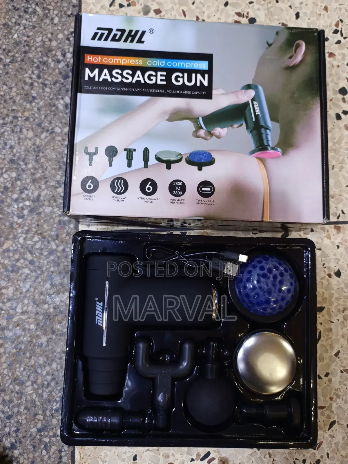 Massage Gun (Hot Cold Compress)