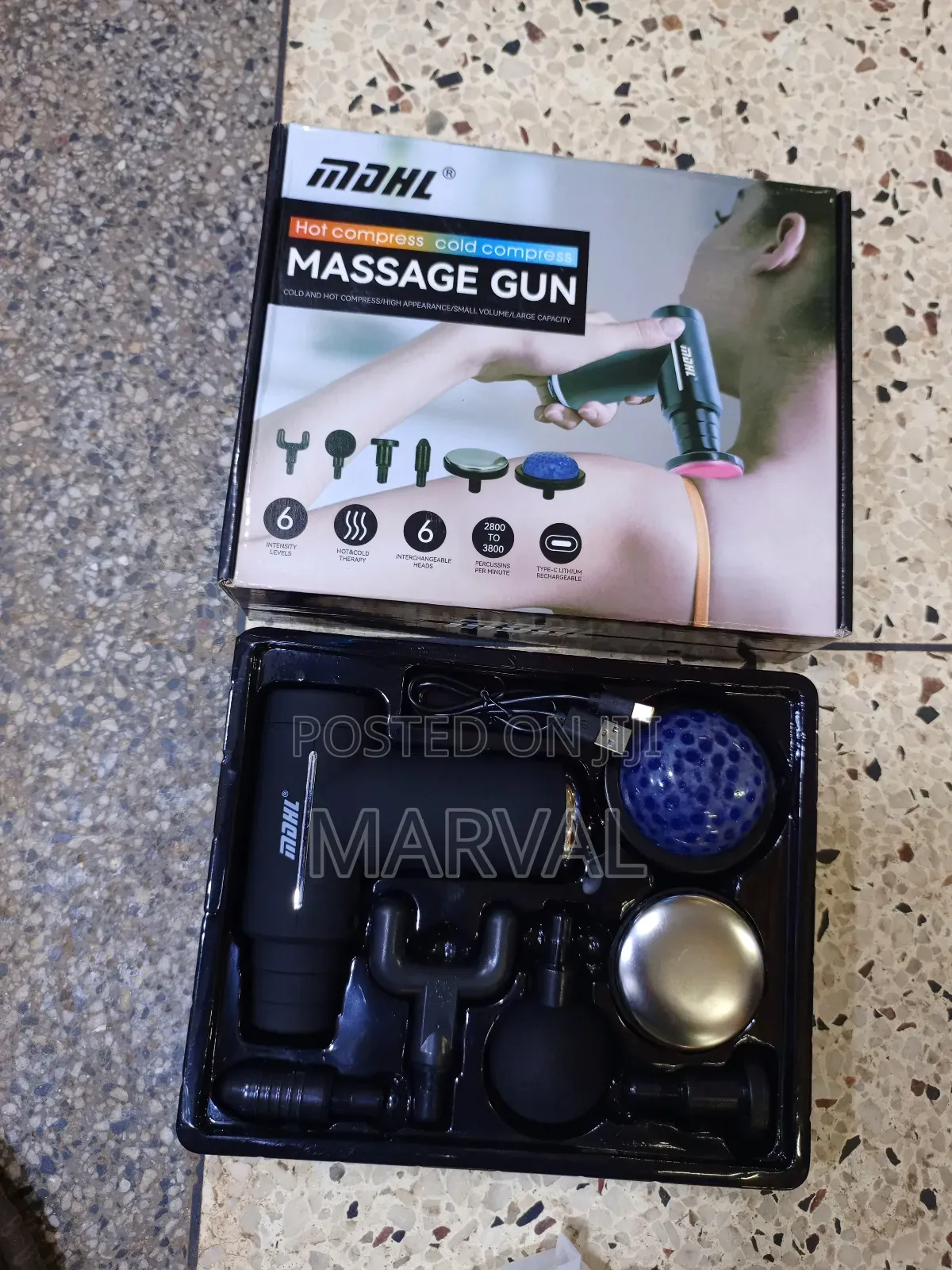Massage Gun (Hot Cold Compress)