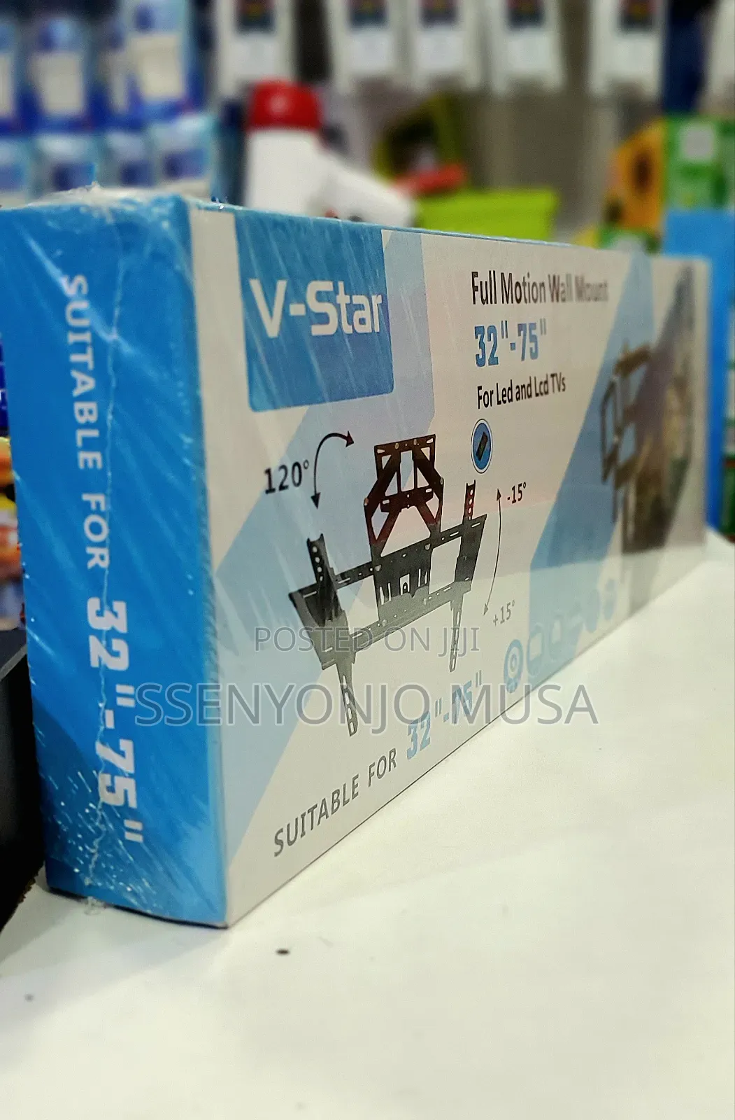 V-Star Full Motion Wall Mount for 32"-75" Led/LCD TVS