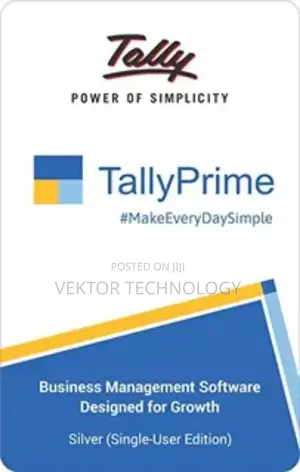 Tally Prime Single User (Activation Key Card)