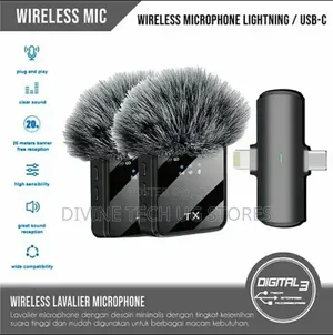 F15-2 2in1 Wireless Lavalier Microphone Type C + I Phone