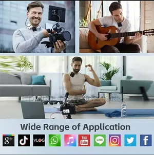 F15-2 2in1 Wireless Lavalier Microphone Type C + I Phone