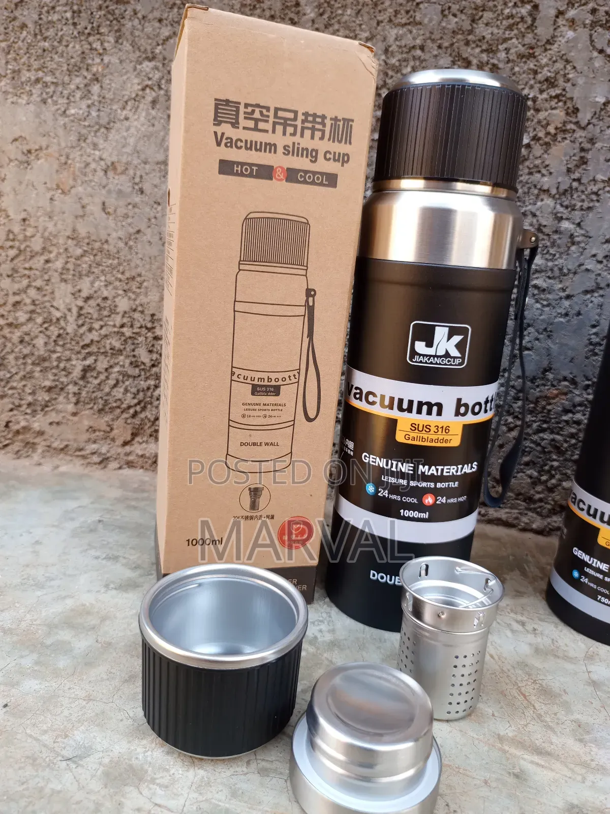 1L JK Vacuum Bottle Flask (1000mls)