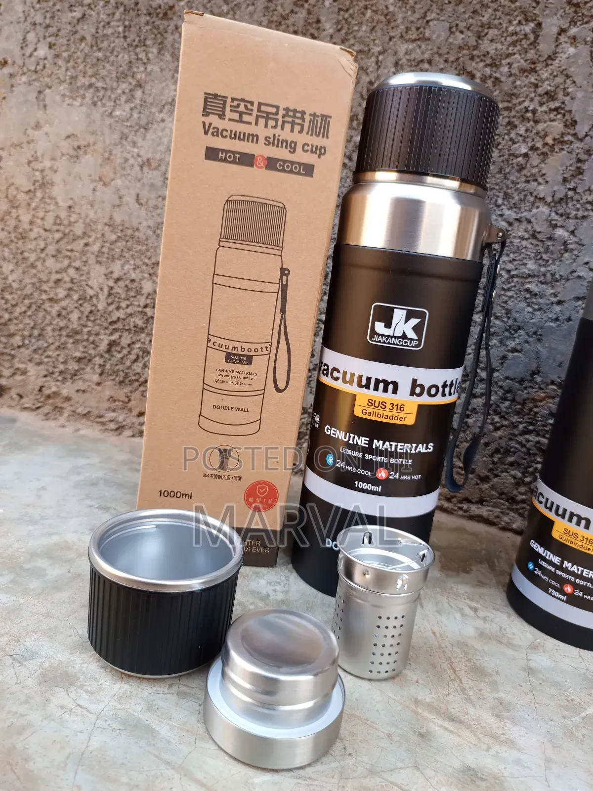 1L JK Vacuum Bottle Flask (1000mls)