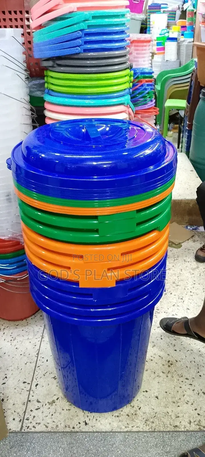 Plastic Bucket 60litres Any Color