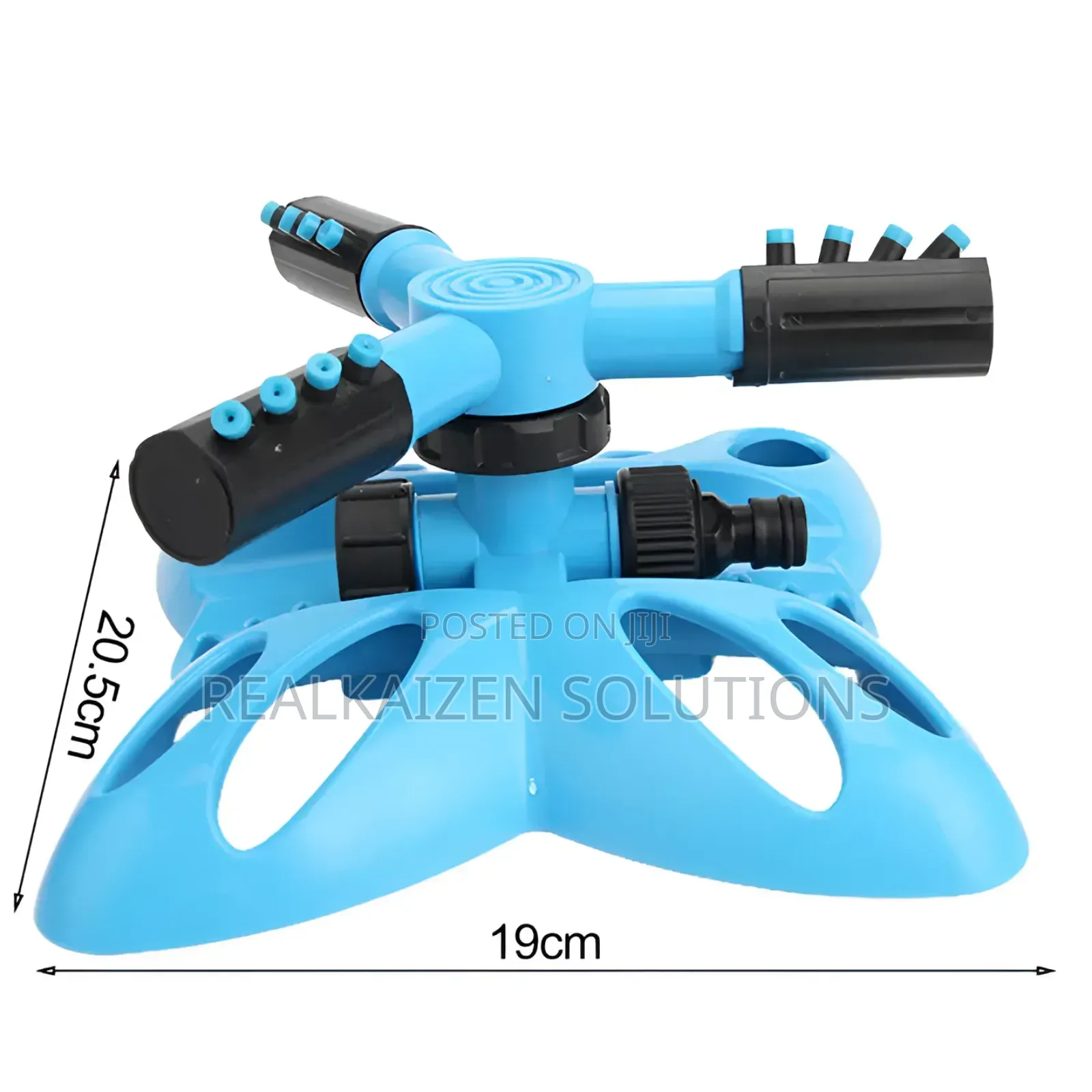 Automatic 360° 3-Arm Rotating Garden Lawn Sprinkler