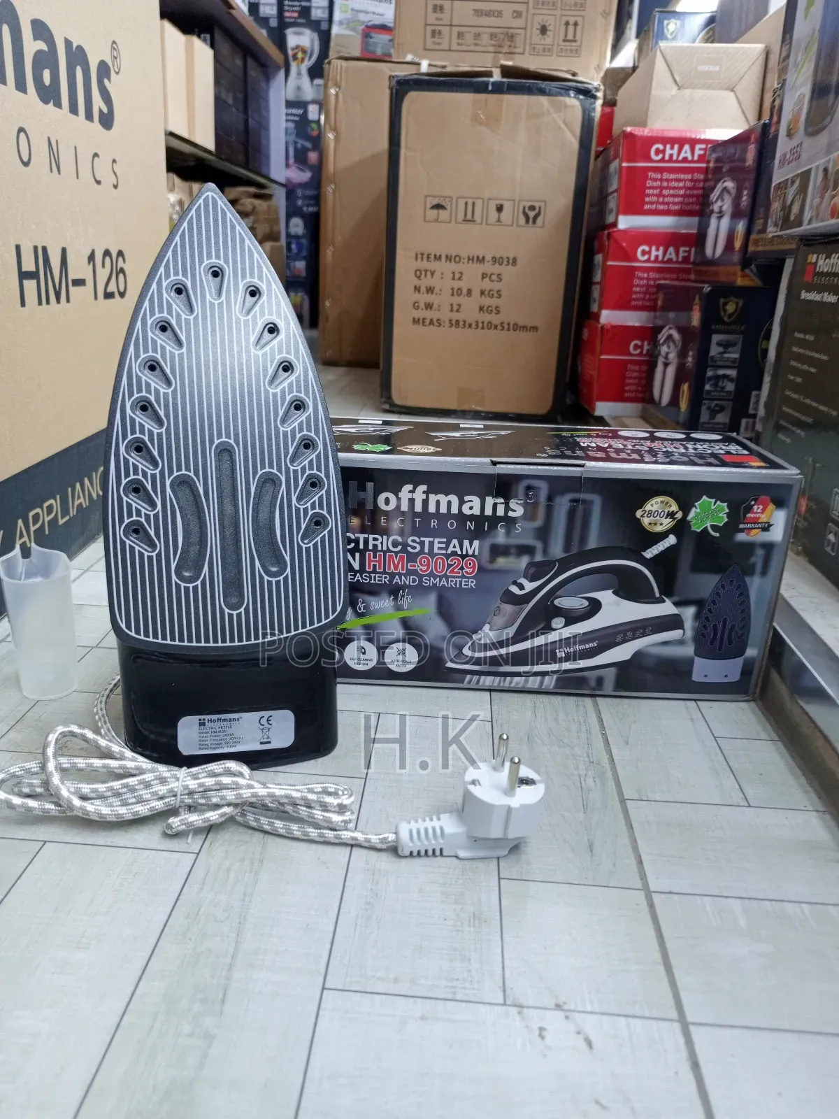 Hoffmans Electronics Electric Steam Iron HM-9029.