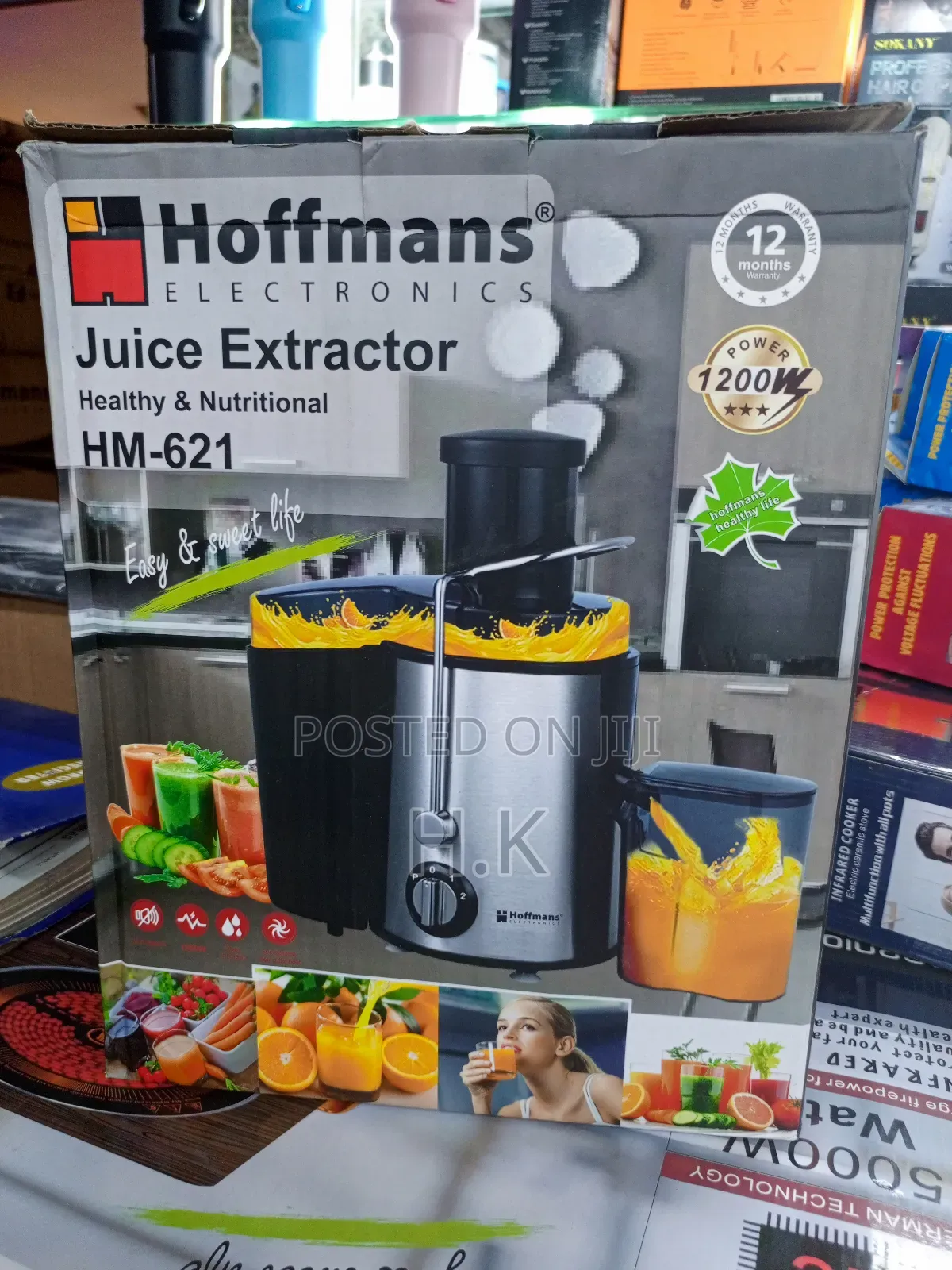 Hoffmans Electronics Juice Extractor, Model HM-621.