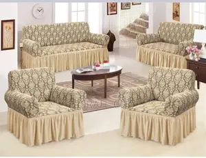 7 Seater Chair Covers Cream