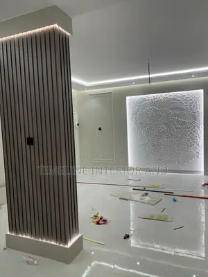 Luxe Panels and Marble Sheet TV Unit