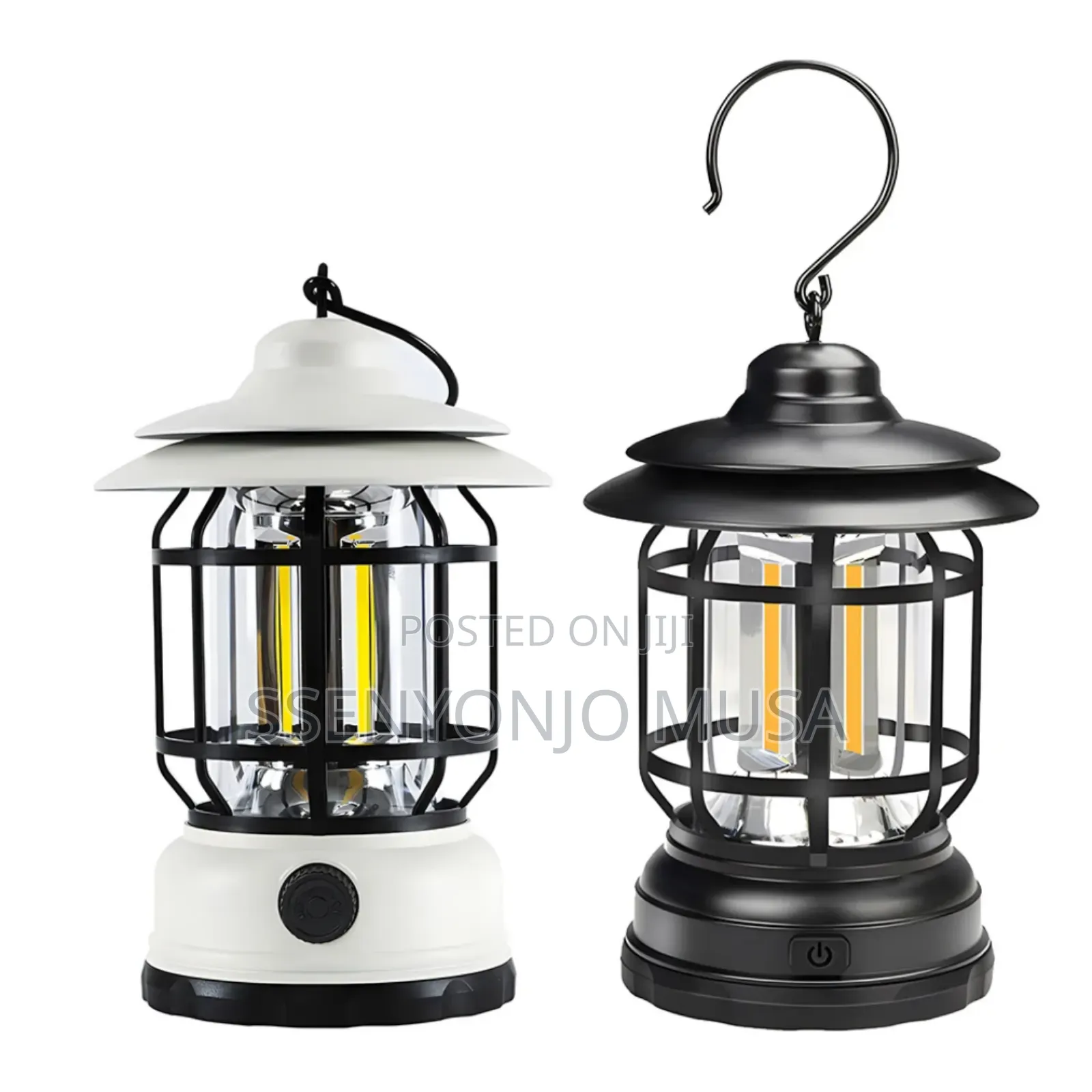 Retro Camping Lantern - Rechargeable, Portable, Waterproof