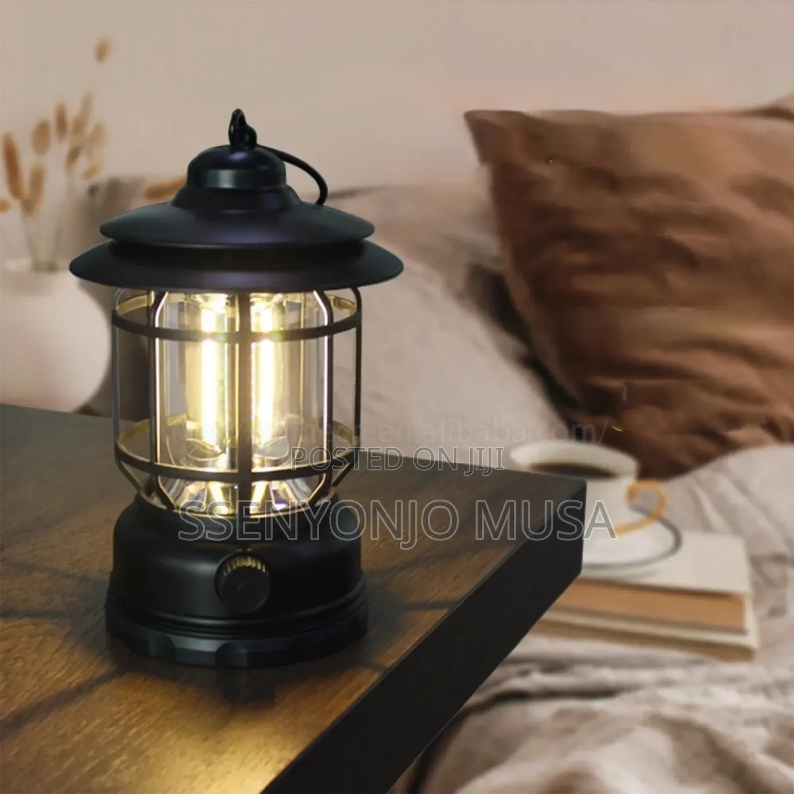 Retro Camping Lantern - Rechargeable, Portable, Waterproof