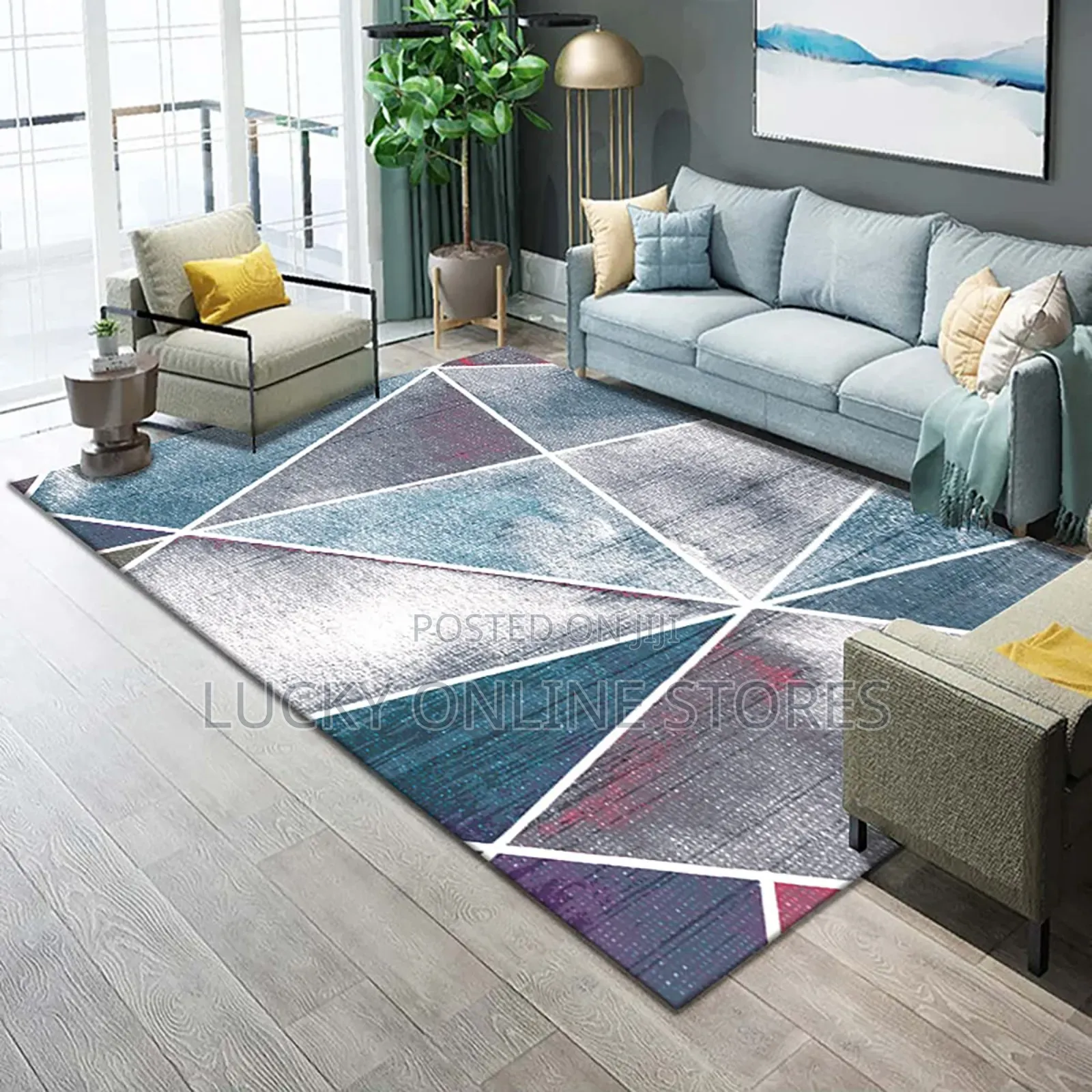 Non Slip Living Room Carpet