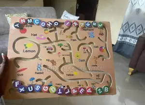 Unique Kids Play Alphabet Game Puzzle Board