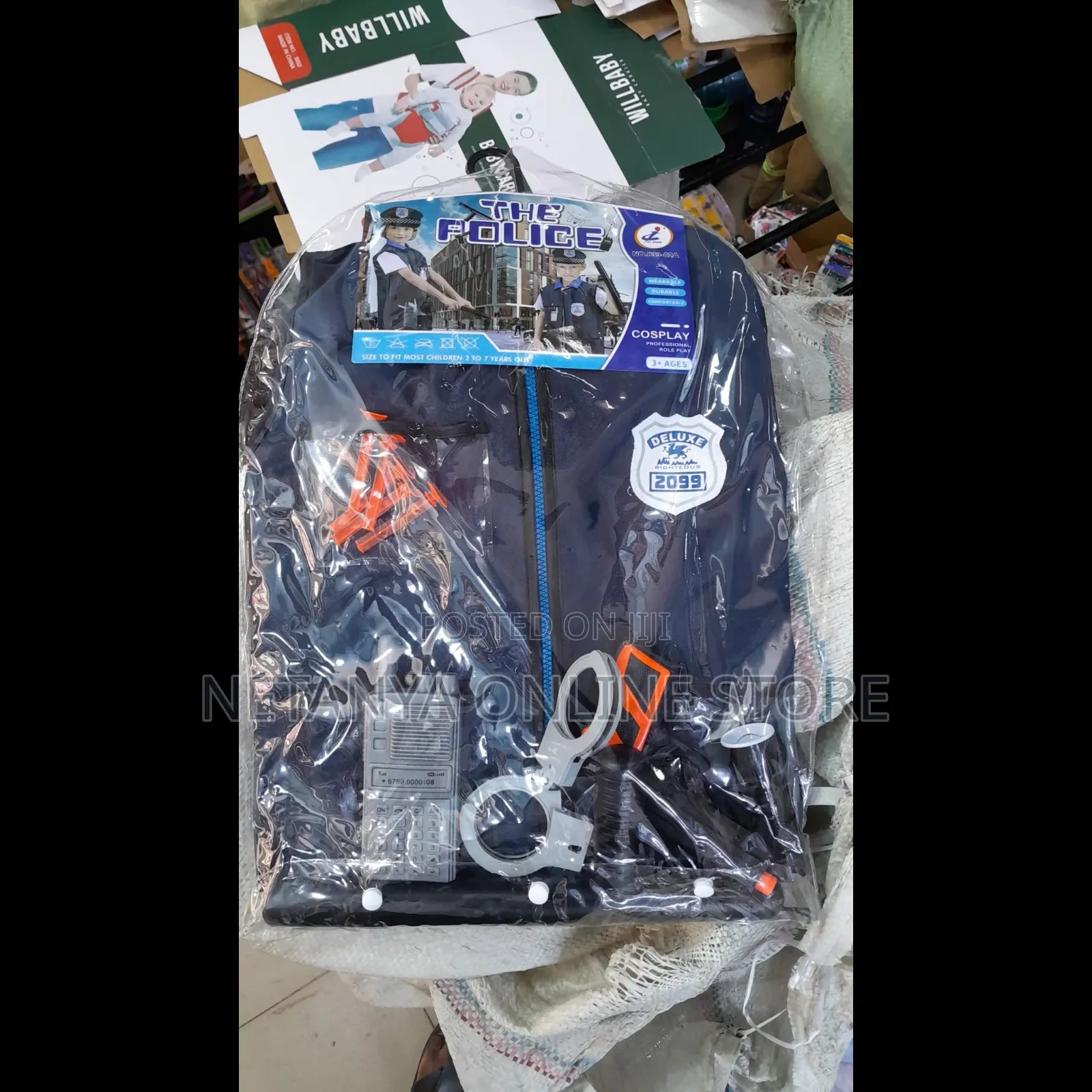 Police Pretend Play Kids Costume