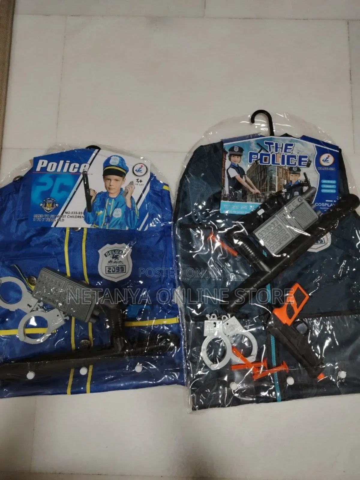 Police Pretend Play Kids Costume
