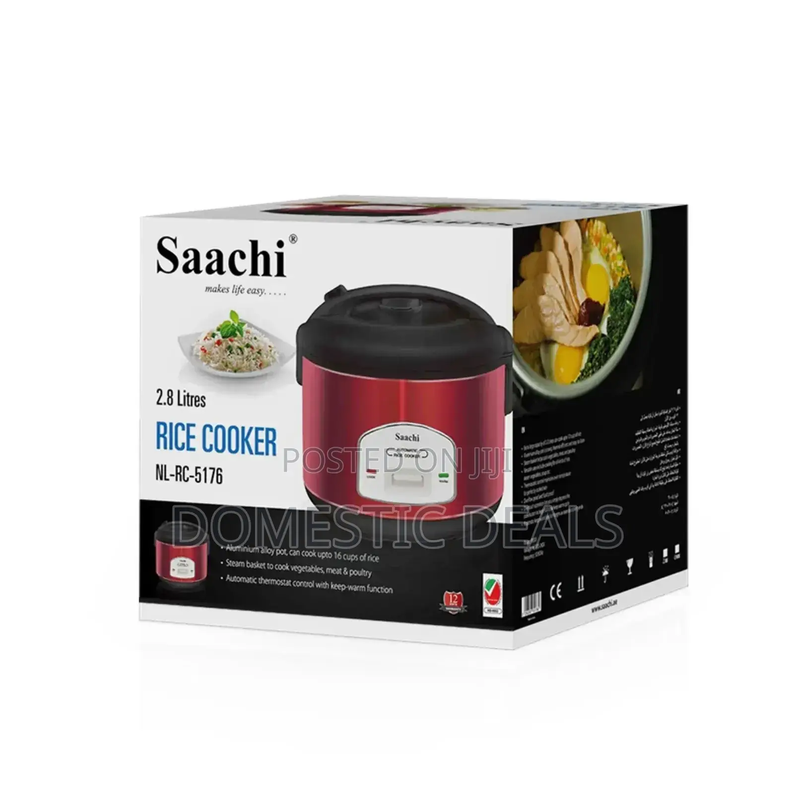 Saachi 2.8L Rice Cooker