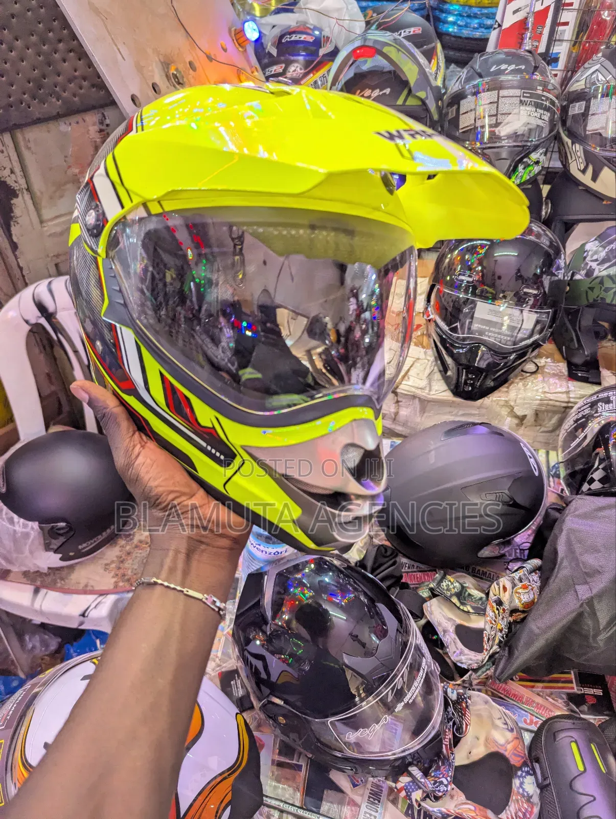Racing Green Heavy Duty Helmets