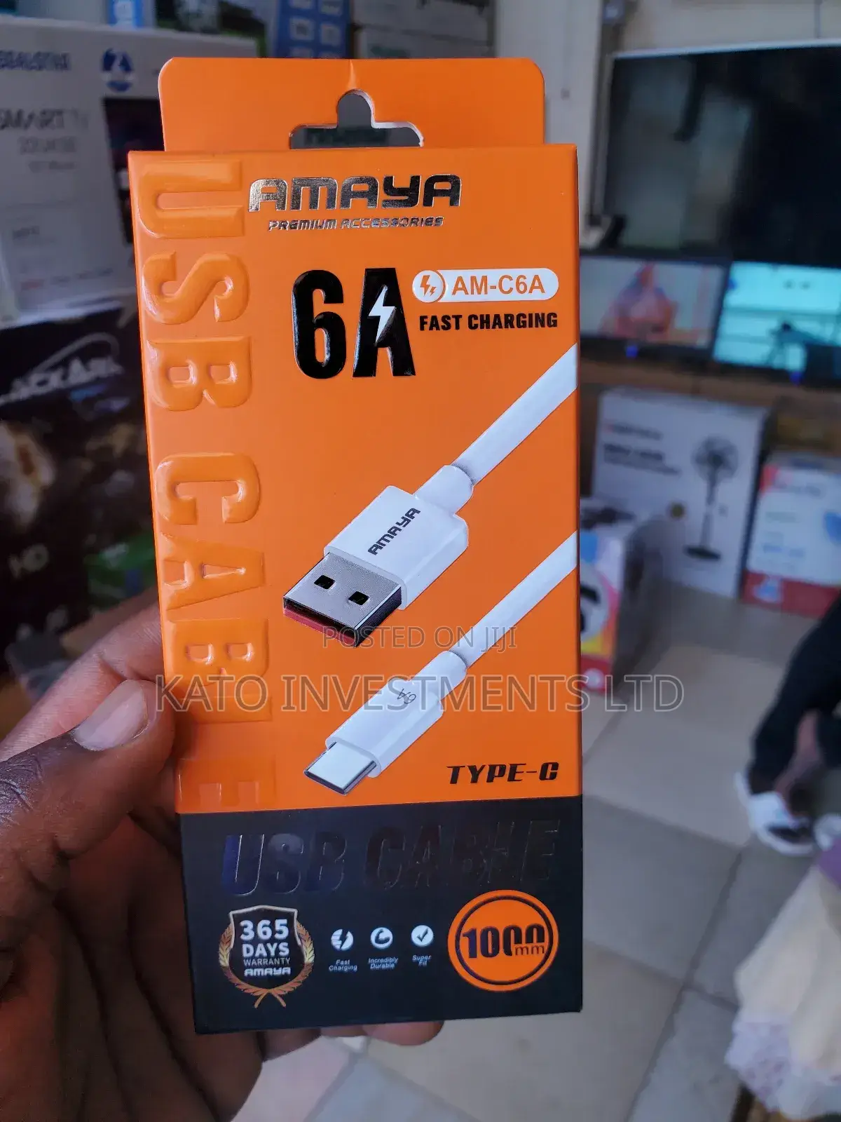 Fast Charging 6A Type C Cable
