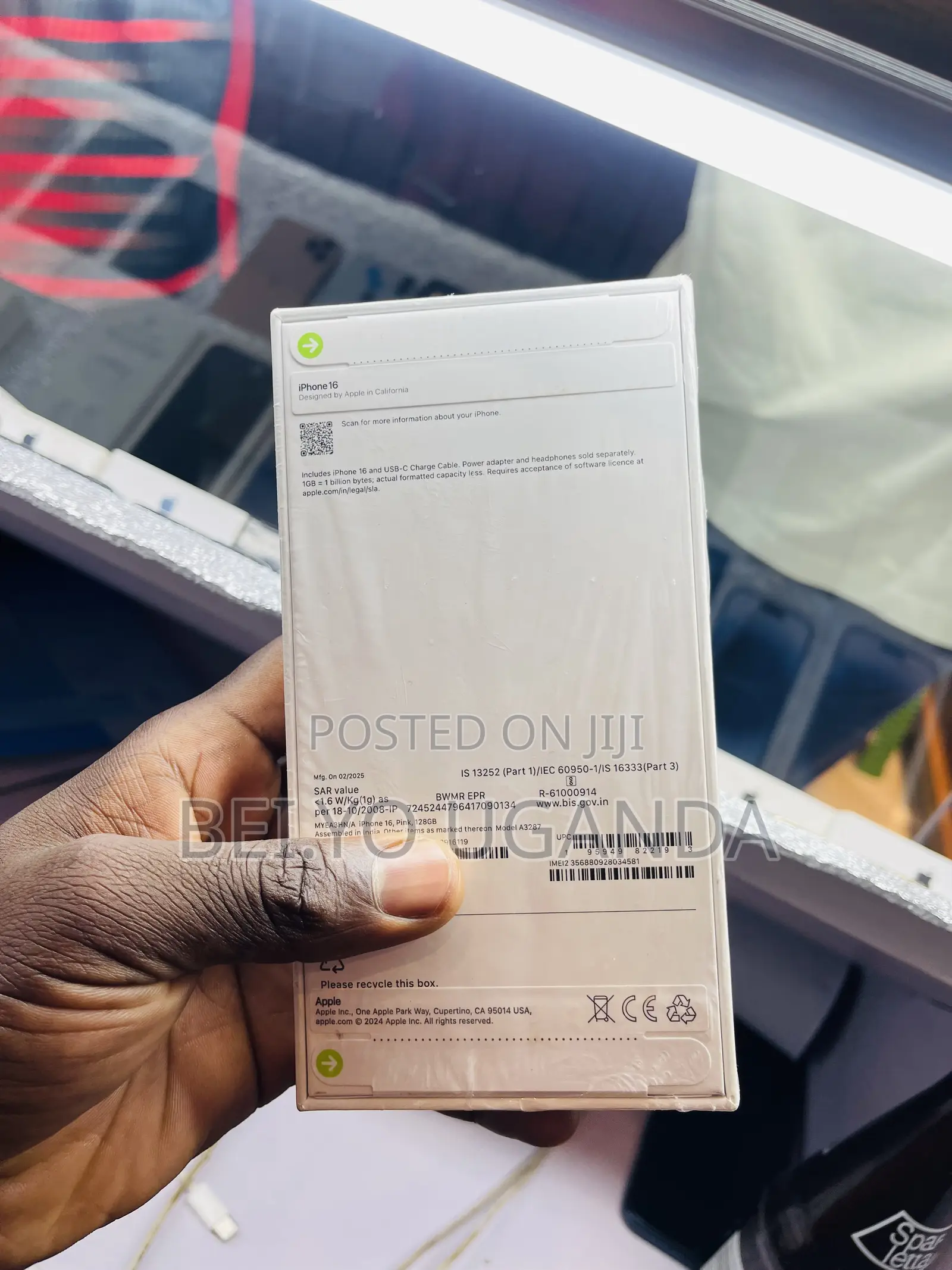 Apple iPhone 16 128 GB Pink