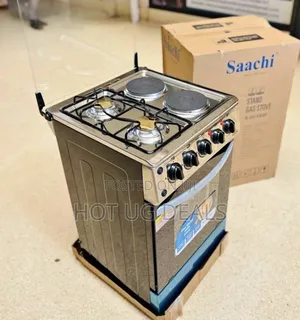 Saachi 2 Gas + 2 Electric Cooker With Gas Oven