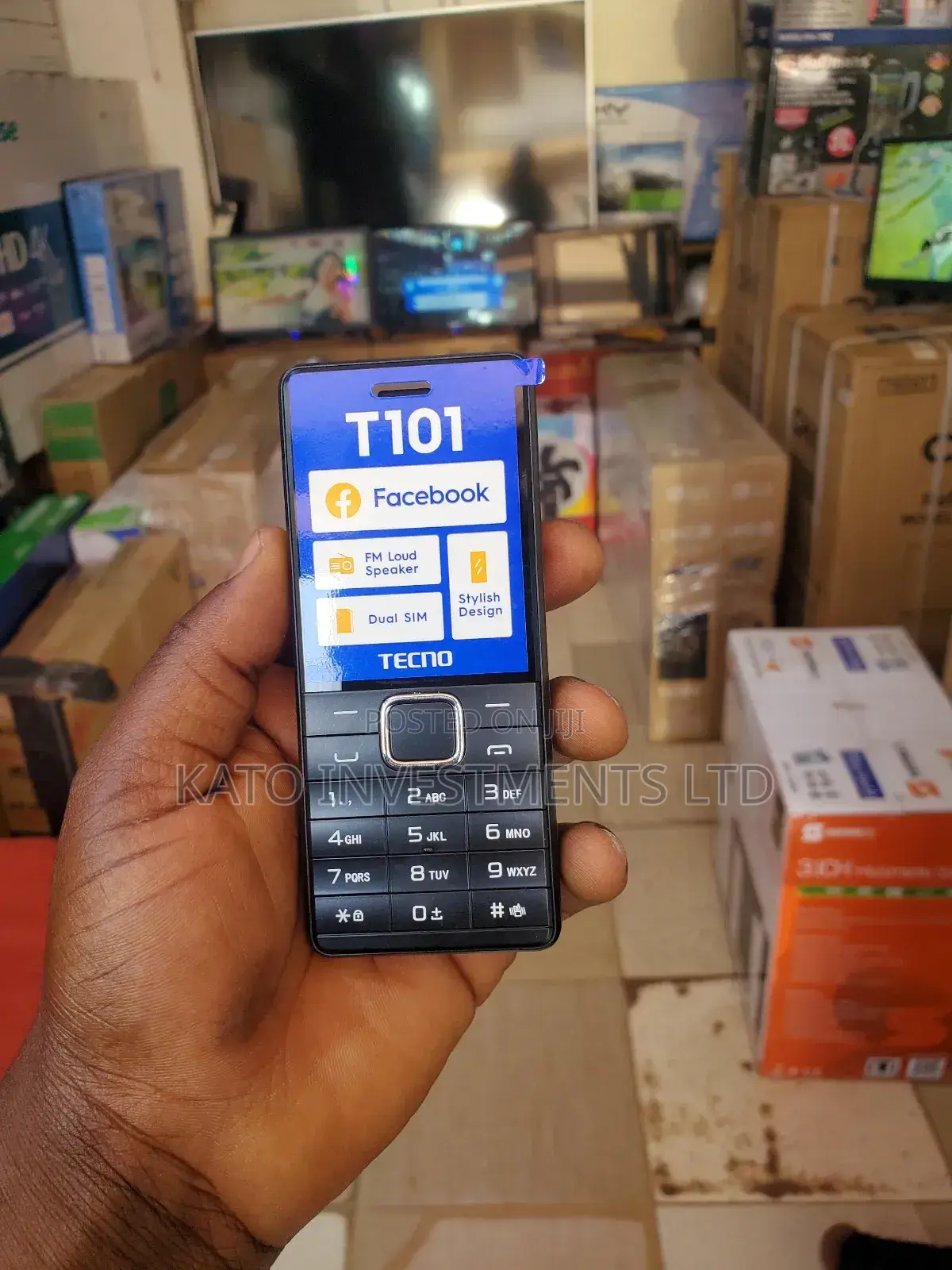 New Tecno T101 Black