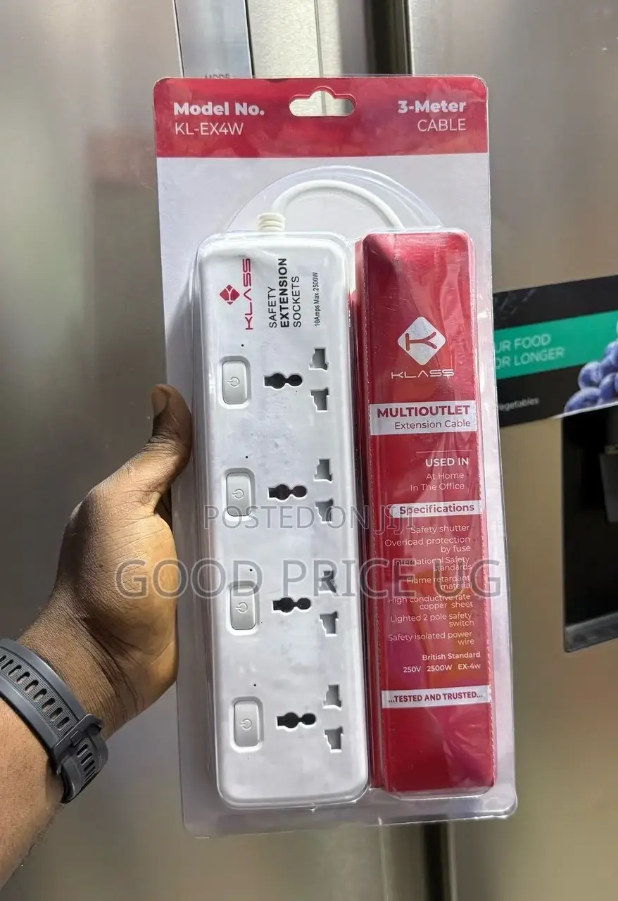 KLASS Safety Extension Sockets