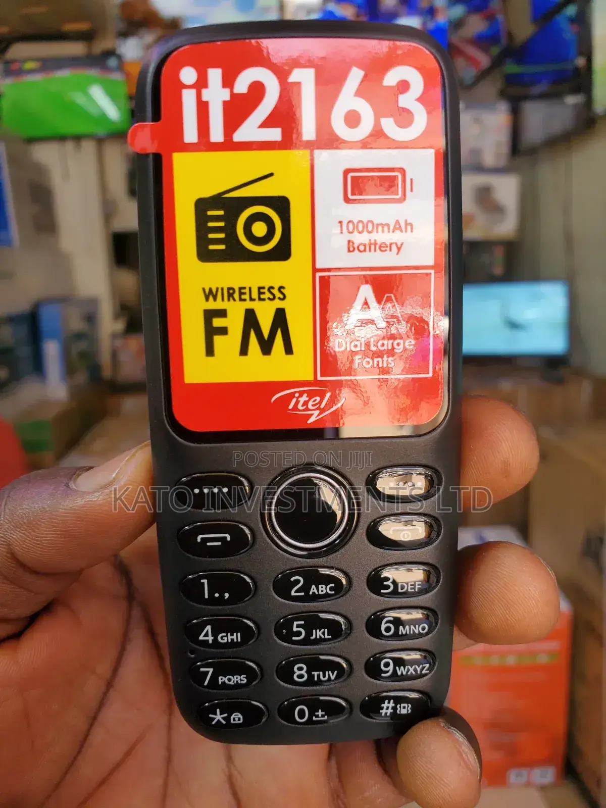 New Itel it2163 Black