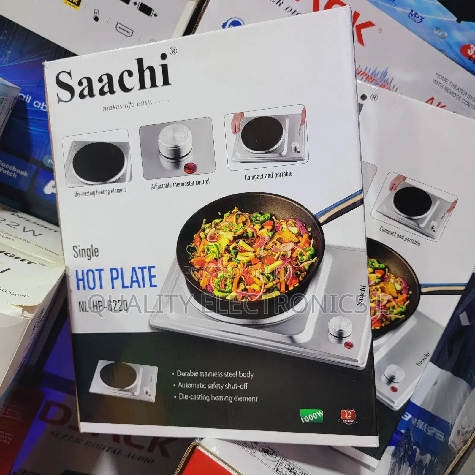 Saachi Hot Plate Single