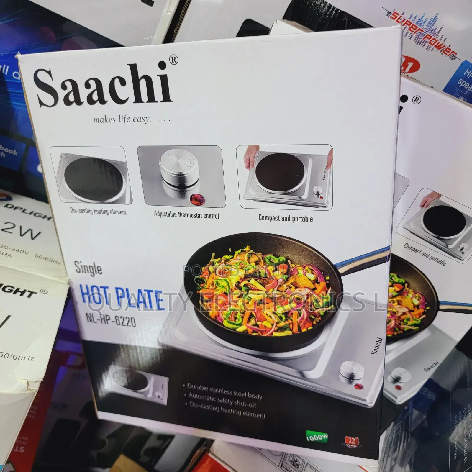 Saachi Hot Plate Single