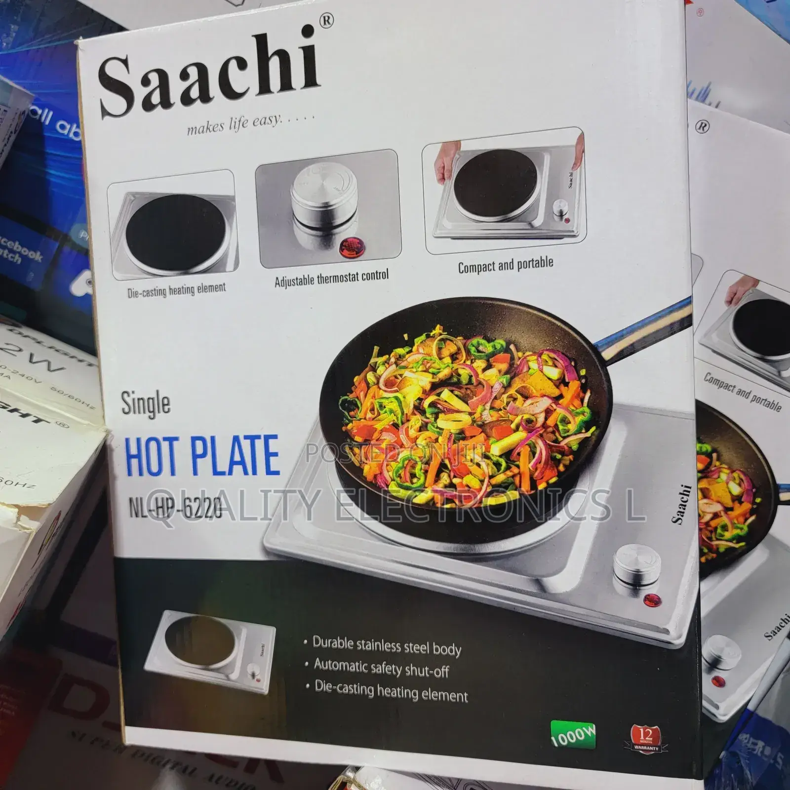 Saachi Hot Plate Single