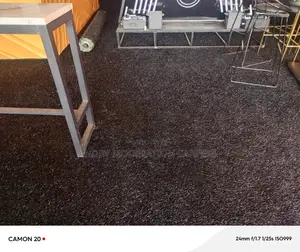 Executive Black Artificial Turf Grass Carpet