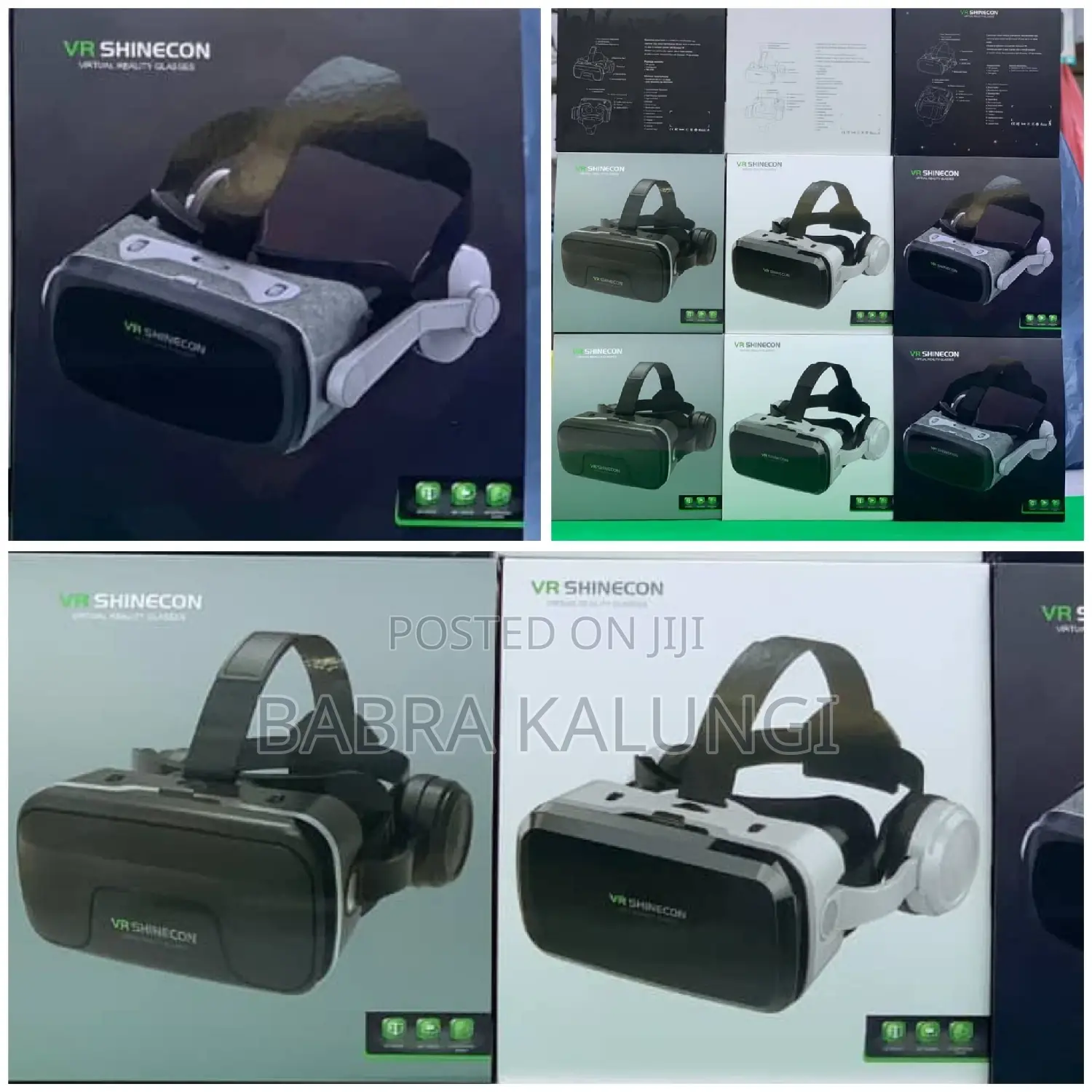 Virtual Reality Headset With Bluetooth Headphone